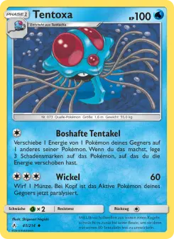 Pokémon-Karte Tentoxa 041/214