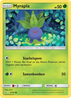 Pokémon-Karte Myrapla 005/214