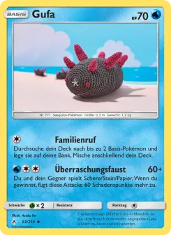 Pokémon-Karte Gufa 053/214