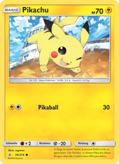 Pokémon-Karte Pikachu 054/214