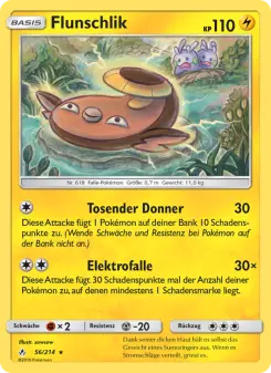 Pokémon-Karte Flunschlik 056/214