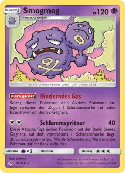 Pokémon-Karte Smogmog 074/214