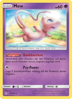Pokémon-Karte Mew 076/214