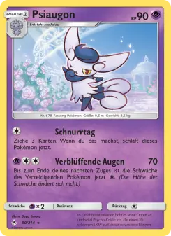 Pokémon-Karte Psiaugon 080/214