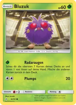 Pokémon-Karte Bluzuk 009/214