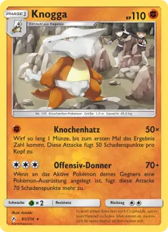 Pokémon-Karte Knogga 091/214