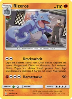 Pokémon-Karte Rizeros 094/214