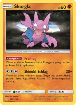 Pokémon-Karte Skorgla 098/214