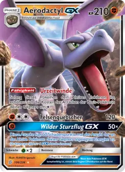 Pokémon-Karte Aerodactyl GX 106/236