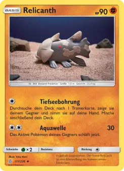 Pokémon-Karte Relicanth 111/236