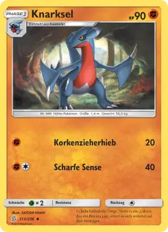 Pokémon-Karte Knarksel 113/236