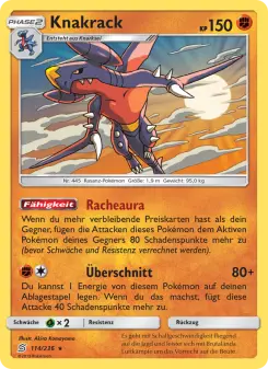 Pokémon-Karte Knakrack 114/236