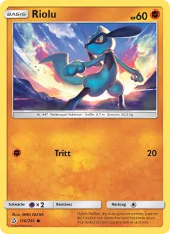 Pokémon-Karte Riolu 116/236