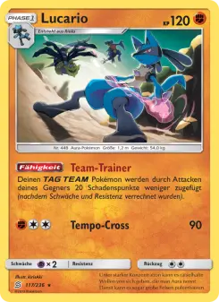Pokémon-Karte Lucario 117/236