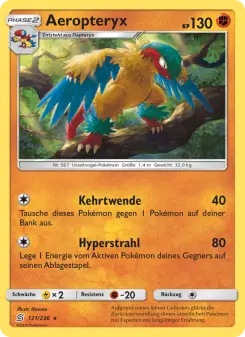 Pokémon-Karte Aeropteryx 121/236