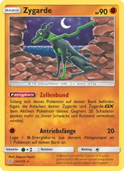 Pokémon-Karte Zygarde 124/236