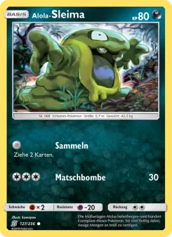 Pokémon-Karte Alola-Sleima 127/236