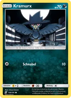 Pokémon-Karte Kramurx 129/236