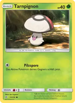 Pokémon-Karte Tarnpignon 013/236