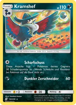 Pokémon-Karte Kramshef 130/236