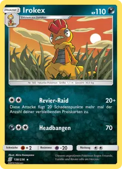 Pokémon-Karte Irokex 138/236