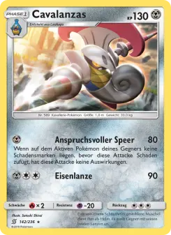 Pokémon-Karte Cavalanzas 142/236