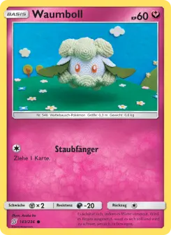 Pokémon-Karte Waumboll 143/236