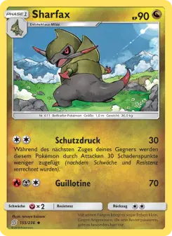 Pokémon-Karte Sharfax 155/236