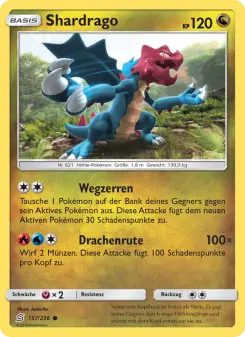 Pokémon-Karte Shardrago 157/236