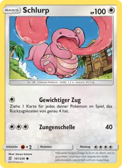 Pokémon-Karte Schlurp 161/236