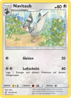 Pokémon-Karte Navitaub 175/236