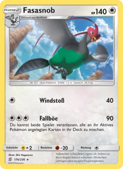 Pokémon-Karte Fasasnob 176/236