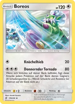 Pokémon-Karte Boreos 178/236