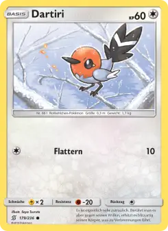 Pokémon-Karte Dartiri 179/236