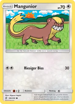 Pokémon-Karte Mangunior 180/236