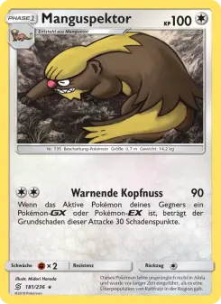 Pokémon-Karte Manguspektor 181/236