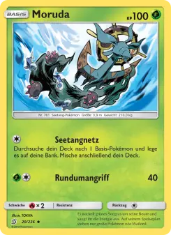 Pokémon-Karte Moruda 020/236