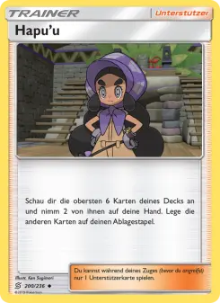 Pokémon-Karte Hapu’u 200/236