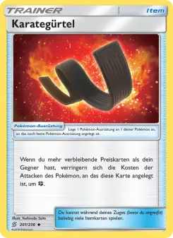 Pokémon-Karte Karategürtel 201/236