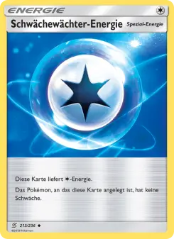 Pokémon-Karte Schwächewächter-Energie 213/236