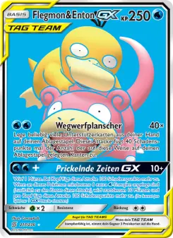 Pokémon-Karte Flegmon & Enton GX 217/236