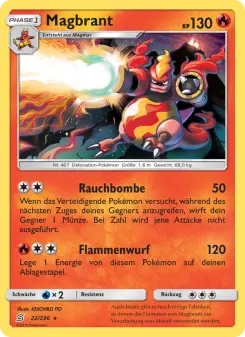 Pokémon-Karte Magbrant 022/236