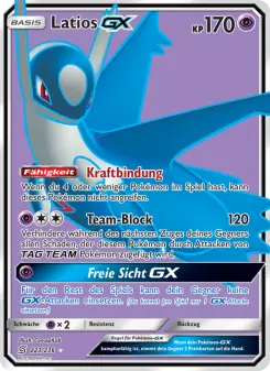 Pokémon-Karte Latios GX 223/236