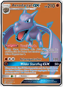 Pokémon-Karte Aerodactyl GX 224/236