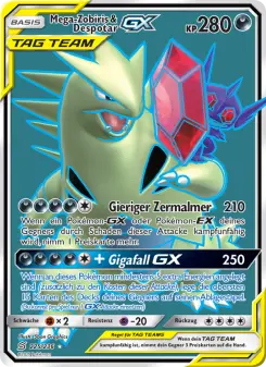 Pokémon-Karte Mega-Zobiris & Despotar GX 225/236