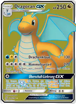 Pokémon-Karte Dragoran GX 229/236