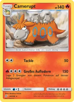 Pokémon-Karte Camerupt 024/236