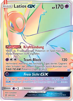 Pokémon-Karte Latios GX 243/236