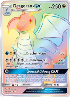 Pokémon-Karte Dragoran GX 248/236