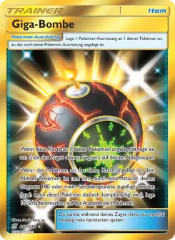 Pokémon-Karte Giga-Bombe 251/236